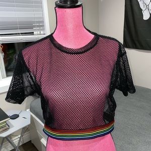 Fishnet shirt